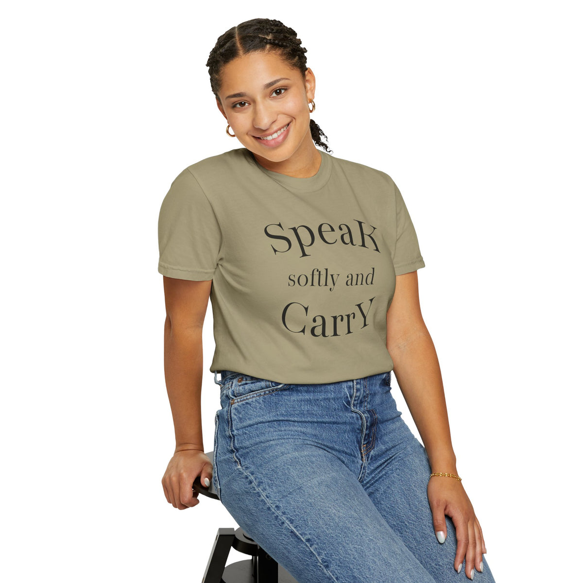 Speak Softly and Carry A Big Stick T-Shirt | Pencil Graphic