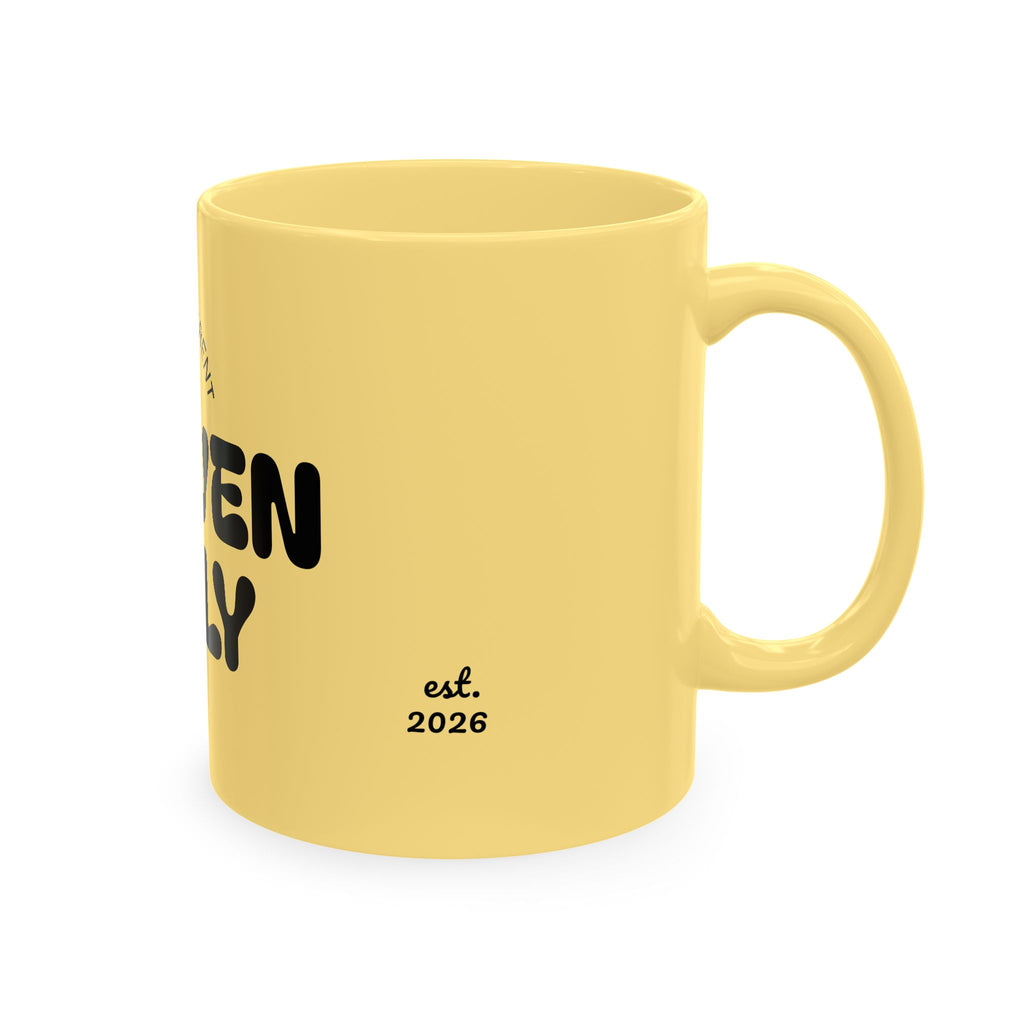 Proven Daily Ceramic Mug — "Built Different est. 2026" Motivational Coffee Cup
