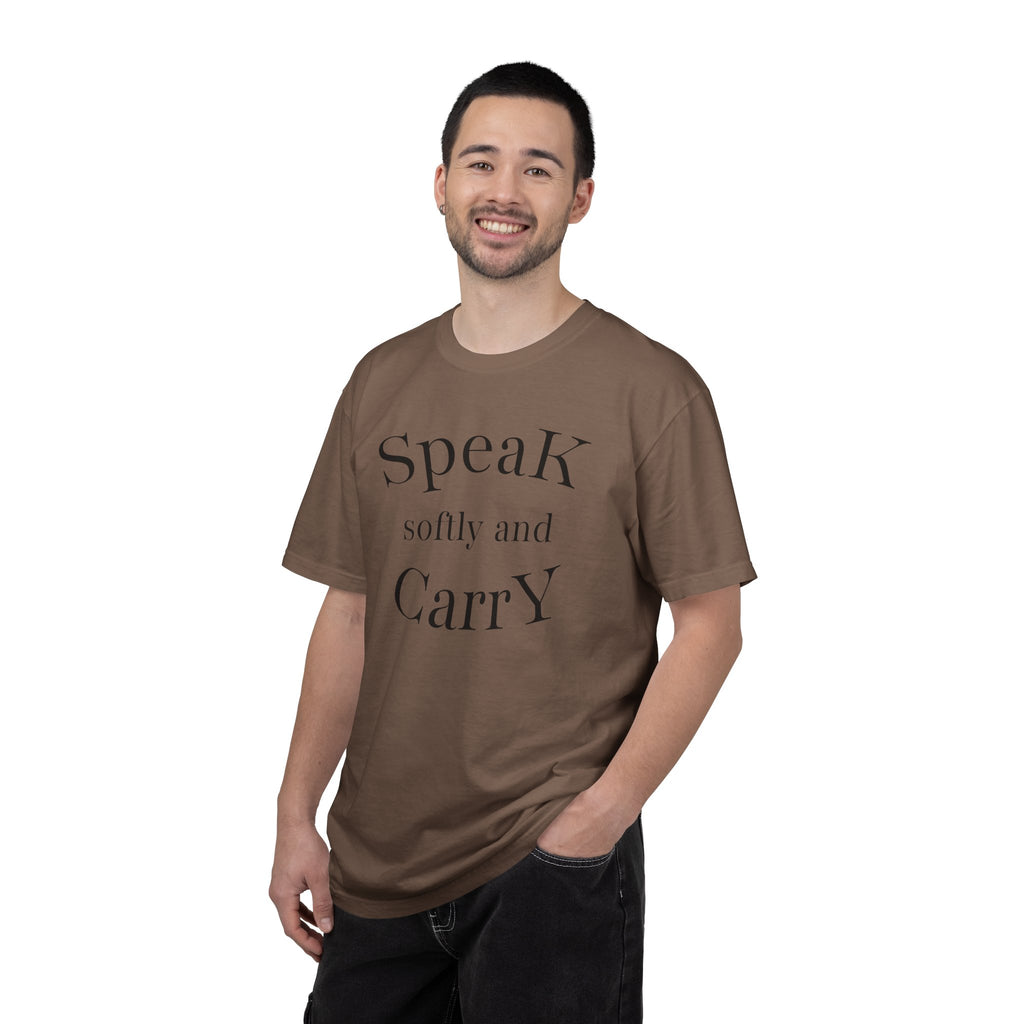 Speak Softly and Carry A Big Stick T-Shirt | Pencil Graphic