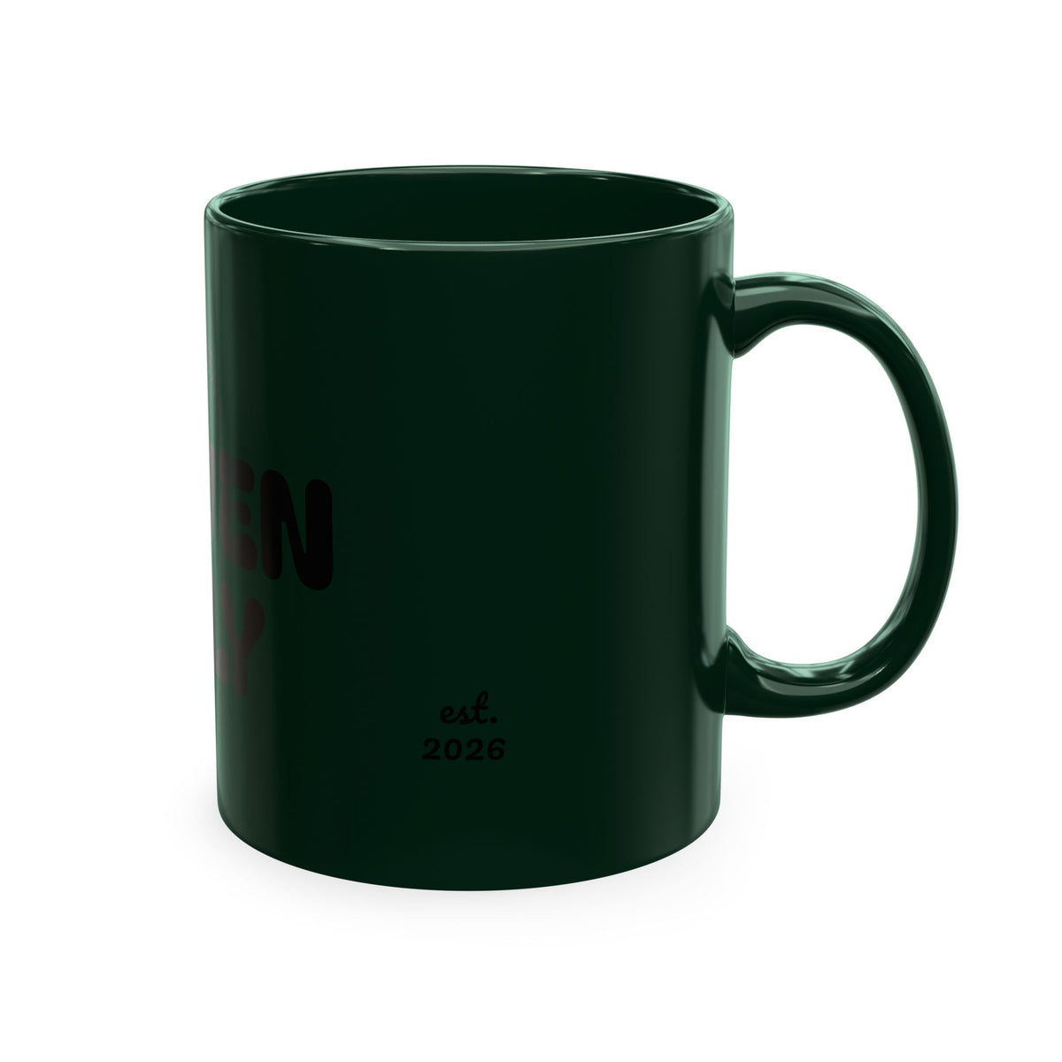 Proven Daily Ceramic Mug — "Built Different est. 2026" Motivational Coffee Cup