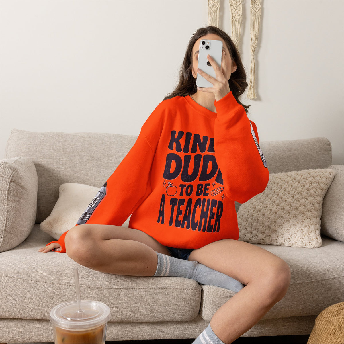 Kinda Dude To Be A Teacher Sweatshirt | Teacher Shirt, School