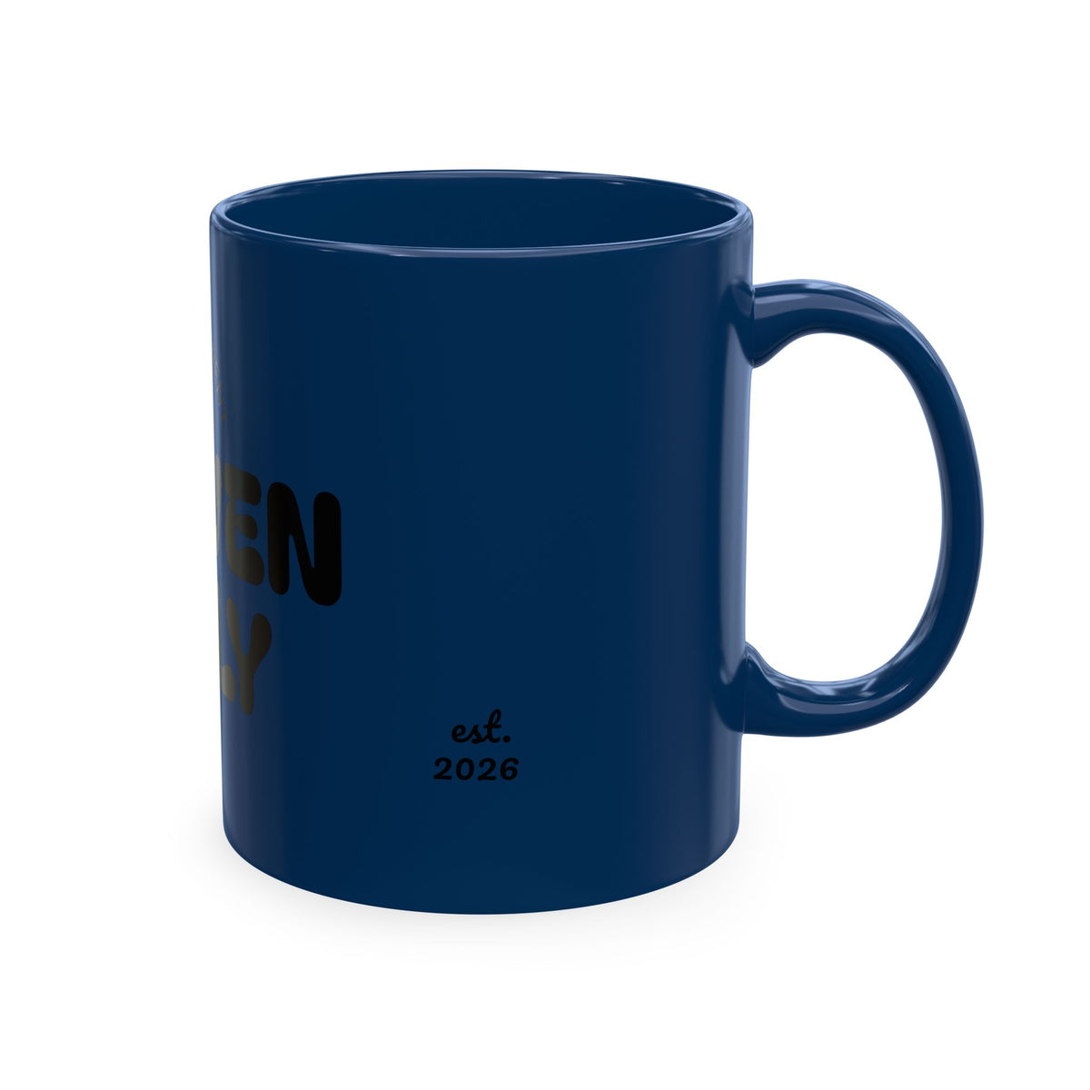 Proven Daily Ceramic Mug — "Built Different est. 2026" Motivational Coffee Cup