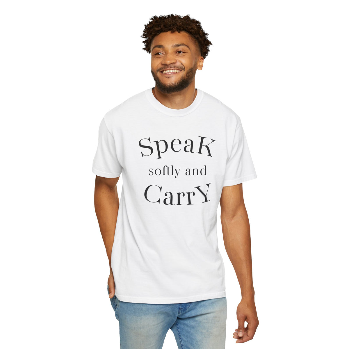 Speak Softly and Carry A Big Stick T-Shirt | Pencil Graphic