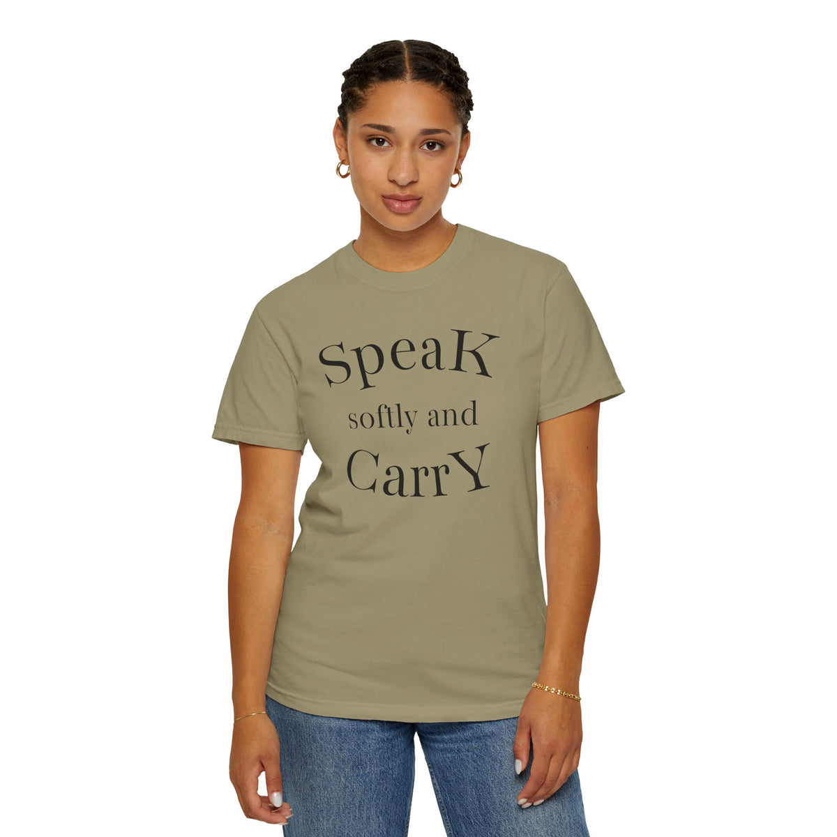 Speak Softly and Carry A Big Stick T-Shirt | Pencil Graphic
