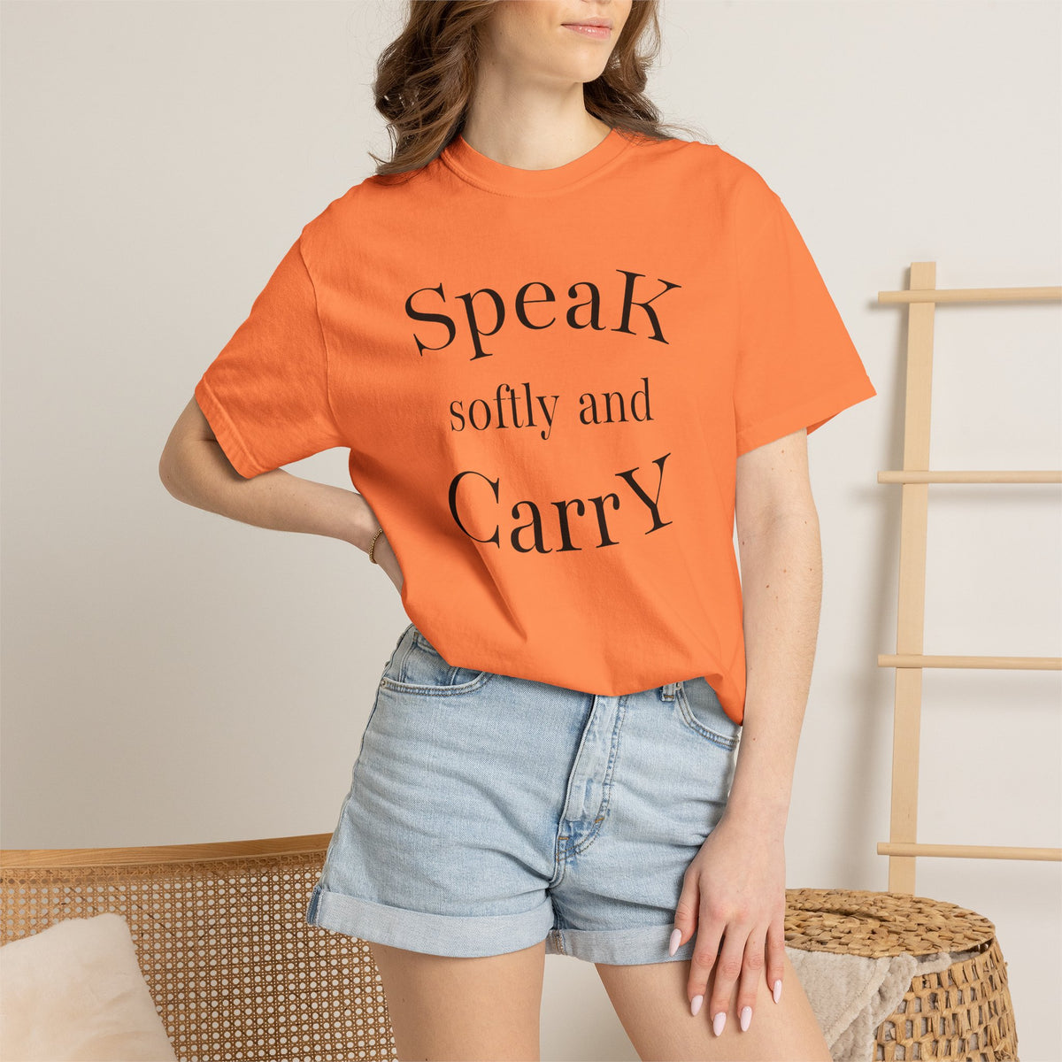 Speak Softly and Carry A Big Stick T-Shirt | Pencil Graphic