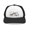 Teacher's Pet Trucker Hat - Cute Paw Print Dog Cap for your furry pal.